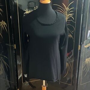 Carolyn Taylor Black Long Sleeve Top